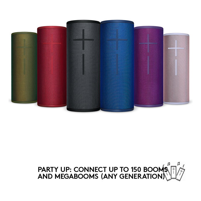 Ultimate Ears MEGABOOM 3 Altavoz Bluetooth Portátil Estéreo - Azul Lagoon - Resistente al Agua IP67 - 20h de Autonomía