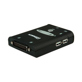 VALUE KVM Switch Star 14993250, 2 PCs 1U, HDMI 1920x1200, USB, Negro