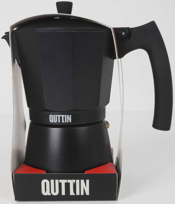 Quttin Cafetera de 9 Servicios para Inducción Darkblack