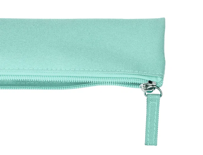 Liderpapel Estuche portatodo plano estrecho verde manzana
