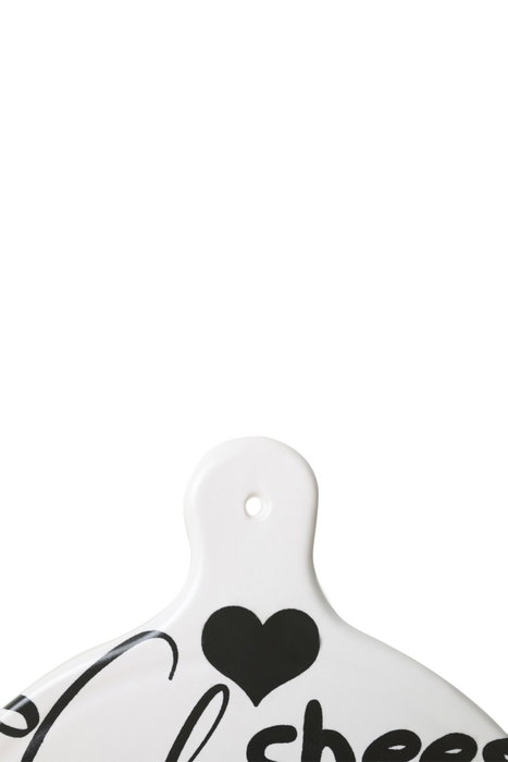 Hermia X00019386 Plato para Quesos de Gres Cerámico Antibacteriano Blanco y Negro 26cm Hermia X00019386 Plato para Quesos de Gres Cerámico Antibacteriano Blanco y Negro 26cm