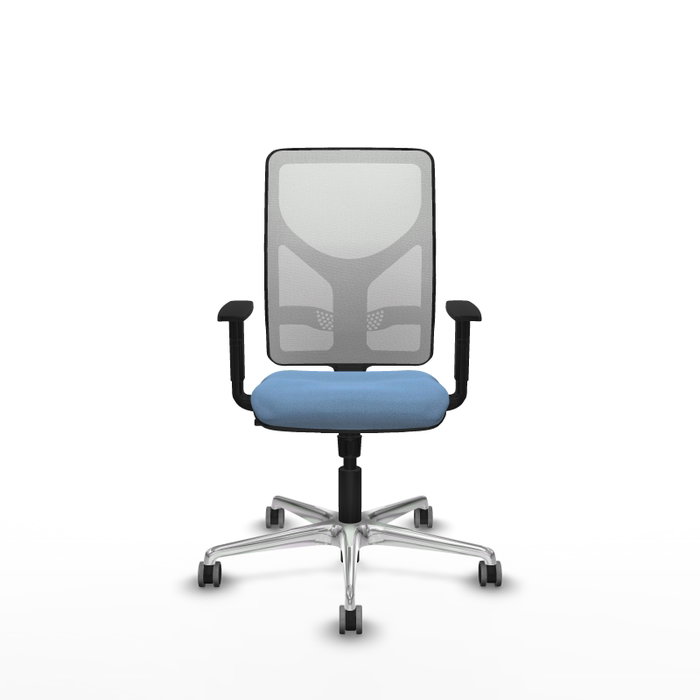PIQUERAS Y CRESPO Silla de oficina Motilla Azul cielo y Blanco PIQUERAS Y CRESPO Silla de oficina Motilla Azul cielo y Blanco