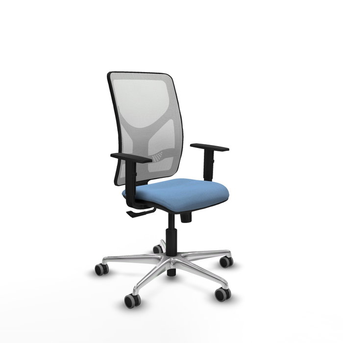 PIQUERAS Y CRESPO Silla de oficina Motilla Azul cielo y Blanco PIQUERAS Y CRESPO Silla de oficina Motilla Azul cielo y Blanco