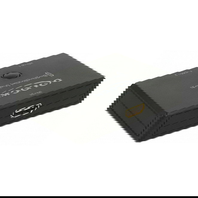DeLOCK 18749 Conmutador HDMI 2.0 Bidireccional 2 Entradas 1 Salida 4K Ultra HD a 60 Hz, Negro