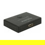 DeLOCK 18749 Conmutador HDMI 2.0 Bidireccional 2 Entradas 1 Salida 4K Ultra HD a 60 Hz, Negro