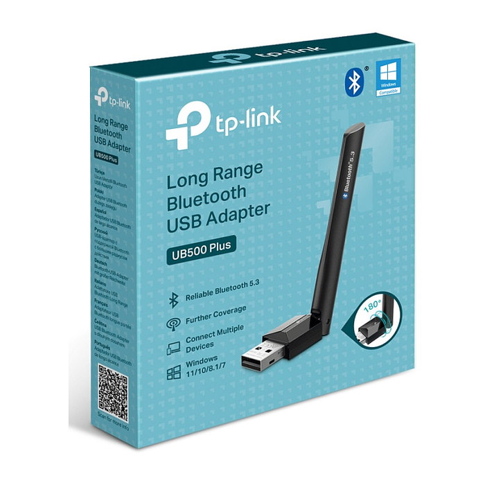TP-Link UB500 Plus Adaptador Bluetooth 5.3 USB Negro TP-Link UB500 Plus Adaptador Bluetooth 5.3 USB Negro