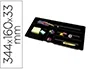 Q-connect Bandeja Organizadora de Cajones, Negro, 344x160x33 mm
