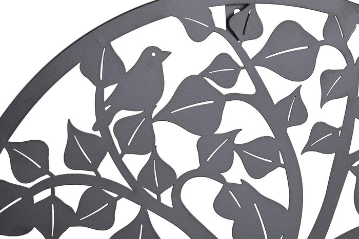 DKD Home Decor Decoración de Pared Metal Árbol 40x40 cm Surtido de 2 unidades