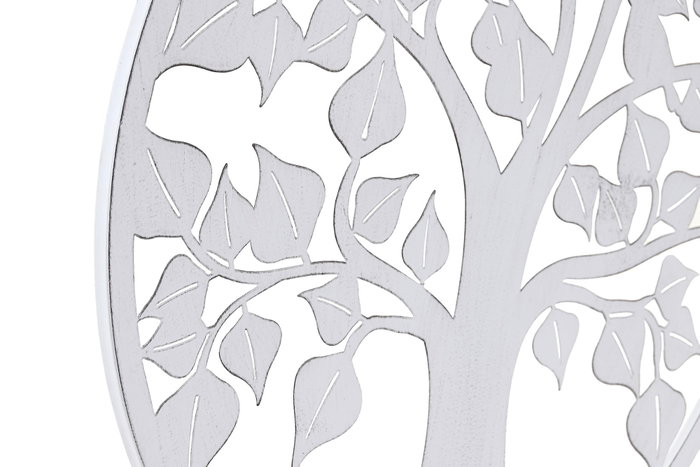 DKD Home Decor Decoración de Pared Metal Árbol 40x40 cm Surtido de 2 unidades
