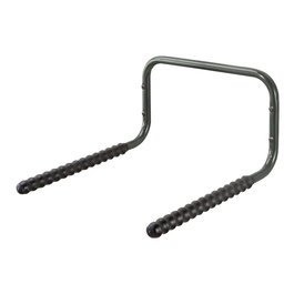 Mottez Soporte de pared para bicicleta negro para 2 bicicletas