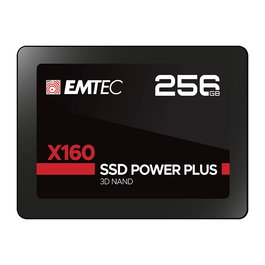 EMTEC X160 256 GB Disco SSD SATA III Interno 2.5", QLC 3D NAND, 520 MB/s Lectura, 500 MB/s Escritura, para PC y Portátil