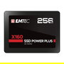 EMTEC X160 256 GB Disco SSD SATA III Interno 2.5", QLC 3D NAND, 520 MB/s Lectura, 500 MB/s Escritura, para PC y Portátil