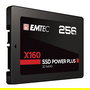 EMTEC X160 256 GB Disco SSD SATA III Interno 2.5", QLC 3D NAND, 520 MB/s Lectura, 500 MB/s Escritura, para PC y Portátil