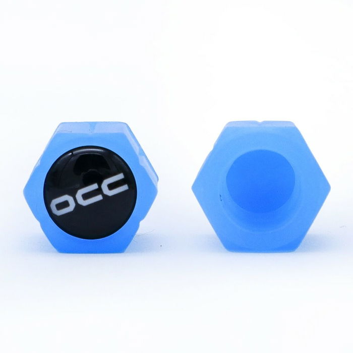 Juego de Tapones OCC Motorsport OCCLEV004 4 Unidades Fluorescente Azul