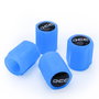 OCC Sport Tapones de Válvula Led Azul Fluorescente OCCLEV004, Set de 4 Unidades en ABS para Personalización de Ruedas