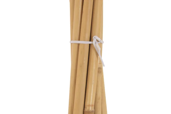 DKD Home Decor Set de 10 Ramas de Bambú Natural 7x7x150 cm
