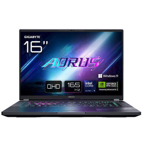 GIGABYTE AORUS ELITE 16 BWH Portátil Gaming 16.0 WQXGA 165Hz Intel Ultra 9 275HX RTX 5070 32GB 1TB