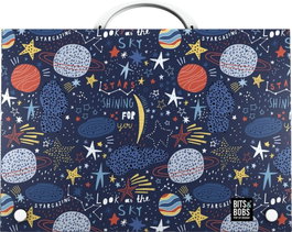 GRAFOPLAS DISEÑO Maletín PP B&B Planets 35x25x4cm