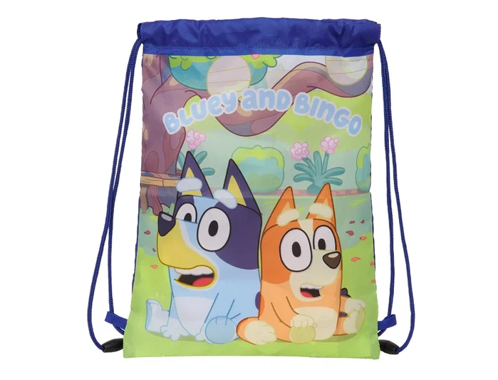 Safta Saco Plano Junior Bluey 26x34x1cm