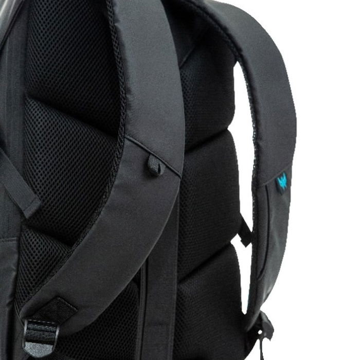 Acer Predator Utility Lite PBG450 Mochila Portátil para Gaming y Trabajo, hasta 16 Pulgadas, Negro con Azul, Referencia GP.BAG11.07U, 20 Litros