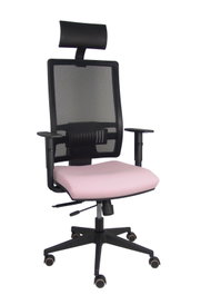 PIQUERAS Y CRESPO Silla de oficina Horna con mecanismo Sincro/Traslack, Rosa y Negro