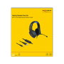 DeLOCK Gaming Headset con luz LED azul y conector de 3,5 mm