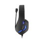DeLOCK Gaming Headset con luz LED azul y conector de 3,5 mm