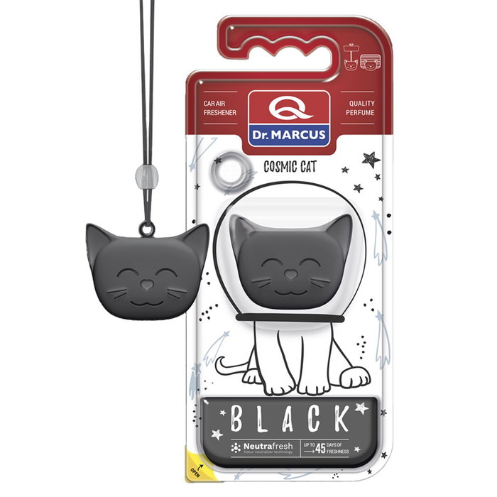 Ambientador para Coche Dr Marcus COSMIC CAT BLACK black Plástico Ambientador para Coche Dr Marcus COSMIC CAT BLACK black Plástico