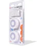 SCS SENTINEL EcoBell 100 Light x2 Juego 2 Timbres Inalámbricos Enchufables Sin Batería con 1 Pulsador, Luz Halo, IP55, 150m Alcance