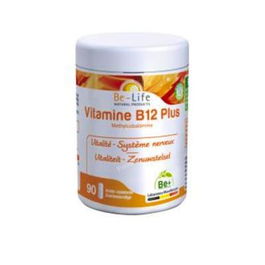 BE-LIFE Vitamina B12 Plus 90Cap. Apto para niños, embarazadas y veganos