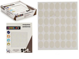 Pincello Etiquetas Adhesivas Ovaladas 17x24 mm 7 Páginas (Set de 120)
