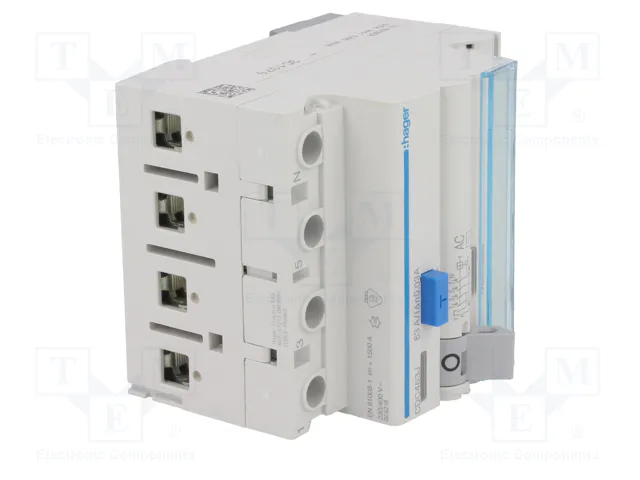 HAGER Interruptor diferencial 63A 30mA 3+N