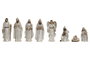 DKD Home Decor Set de Nacimiento de 8 Piezas en Resina Blanco