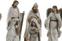 DKD Home Decor Set de Nacimiento de 8 Piezas en Resina Blanco