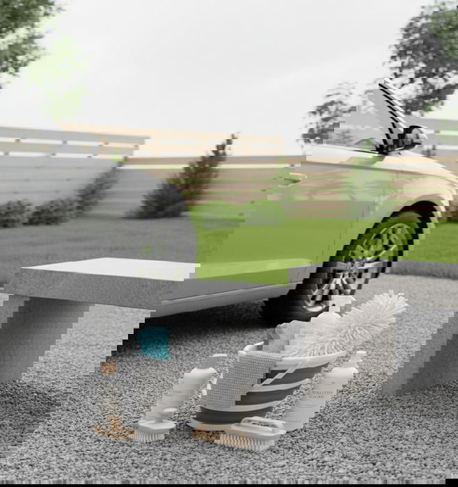 Confortime Cubo Plegable de Plástico 10 Litros 33x33x24.5 cm (12 Unidades)