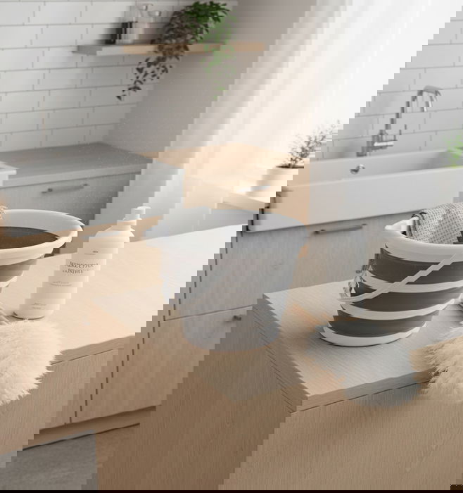 Confortime Cubo Plegable de Plástico 10 Litros 33x33x24.5 cm (12 Unidades)