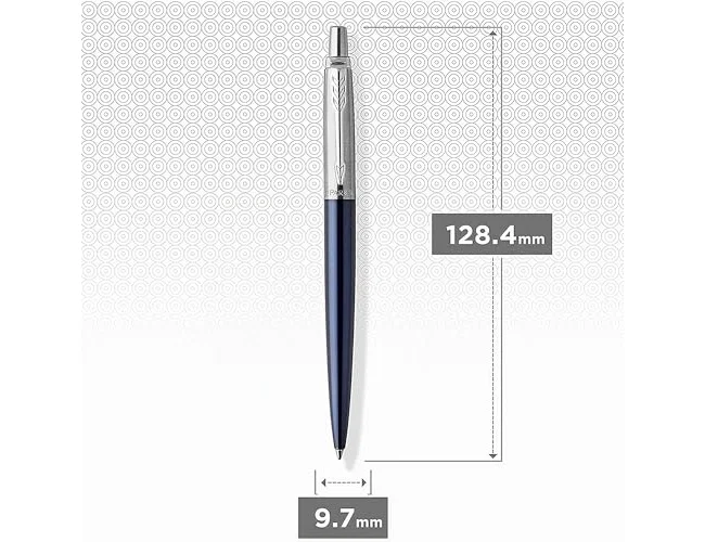 Parker Jotter Royal Blue Acero Inoxidable con Tinta Azul M