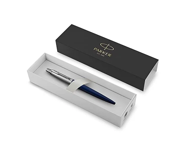 Parker Jotter Royal Blue Acero Inoxidable con Tinta Azul M