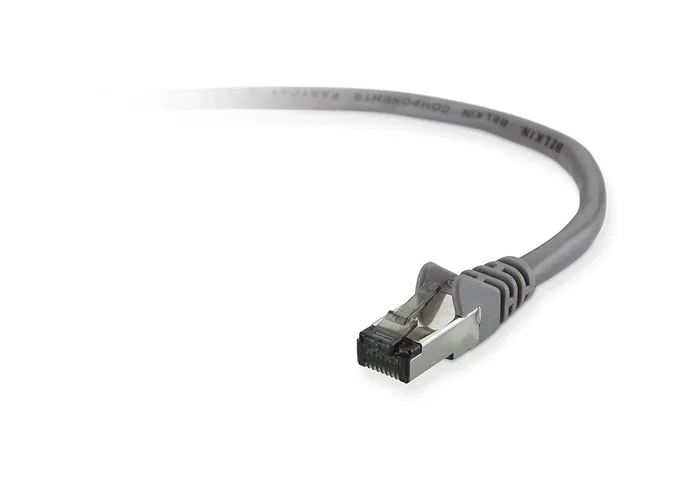 Belkin Cable de Red Cat5e STP 2 Metros U/FTP Gris con Conectores RJ-45 Macho