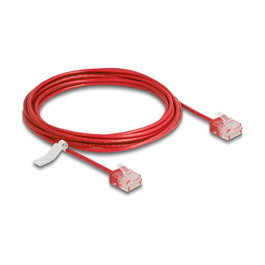 DeLOCK Cable de red RJ45 Cat.6 UTP Ultra Slim 3 m Rojo