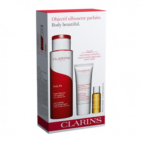 Clarins Set Body Fit 200 mL, Scrub 30 mL, Oil Tonic 10 mL