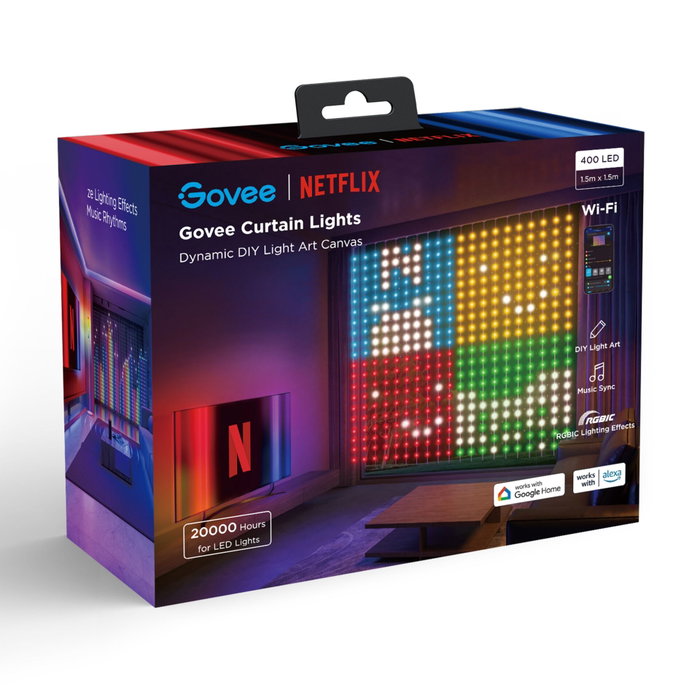Govee H70BC Tira de luz inteligente Wi-Fi y Bluetooth Multi 9500 K