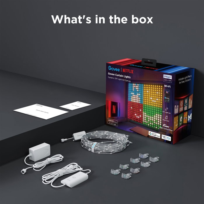 Govee H70BC Tira de luz inteligente Wi-Fi y Bluetooth Multi 9500 K