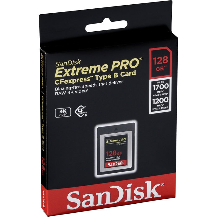 SanDisk SanDisk Extreme PRO CFexpress Type B 128 GB SanDisk SanDisk Extreme PRO CFexpress Type B 128 GB