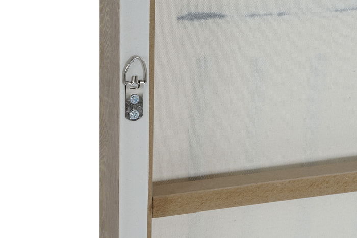 DKD Home Decor Cuadro Urban Blanco Negro Lienzo PS 83 x 4.5 x 123 cm (2 Unidades)