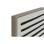 DKD Home Decor Cuadros Lienzo con Acabado 3D de Líneas, Pack de 2