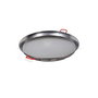la ideal Paellera Valenciana de Acero Pulido de 34 cm para 6 Personas