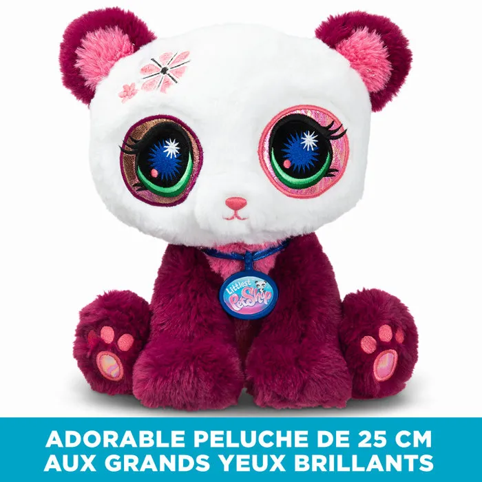 Bandai LITTLEST PET SHOP BF00669 - Peluche de Lujo Panda 25 cm