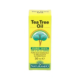 NATURANDO Aceite Árbol de Té (Tea Tree Oil) 30ml Uso Tópico para Quemaduras, Granos e Irritaciones Cutáneas