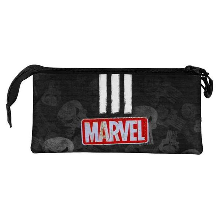 Karactermania Estuche Portatodo Triple Punisher Skull Negro